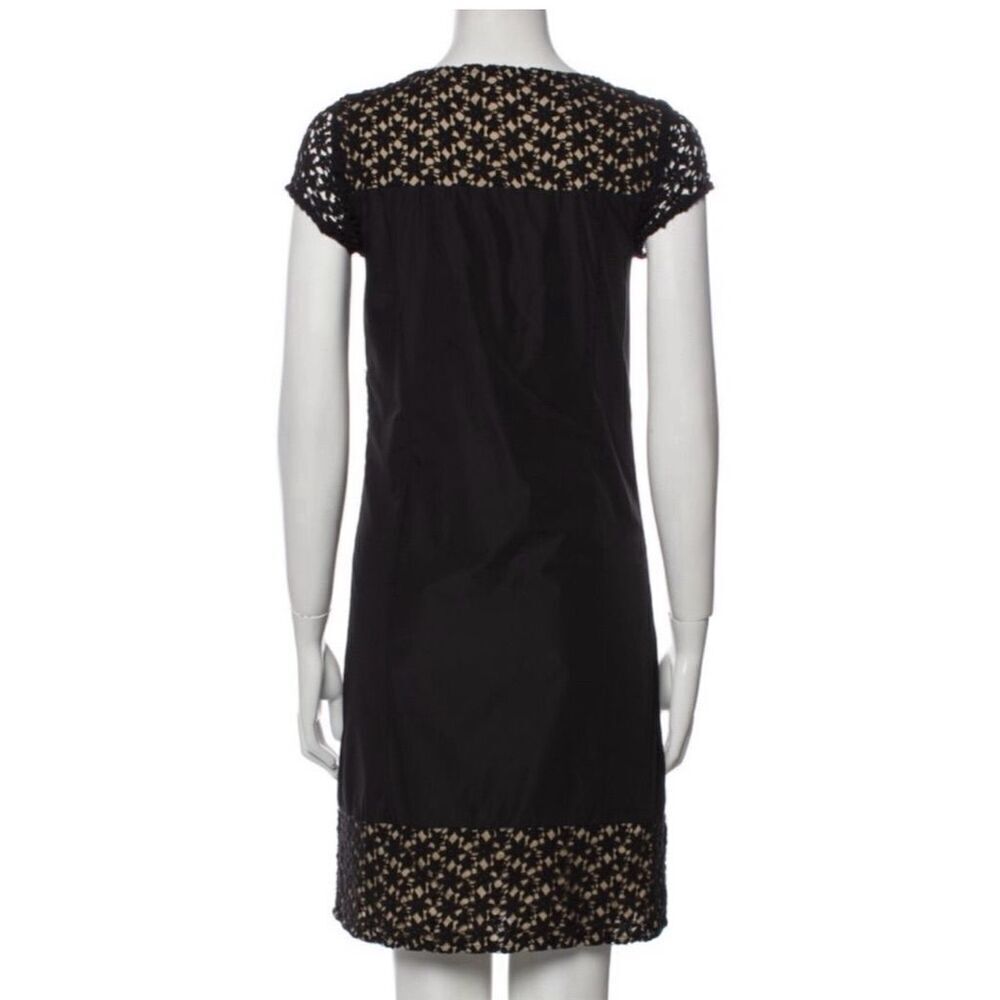 Max Mara Size 12 Black Lace Sheath Cocktail Dress - Picture 2 of 3